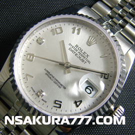 ROLEXロレックスコピーデイトジャストSwiss ETA社 2836-2ムーブメント 搭載