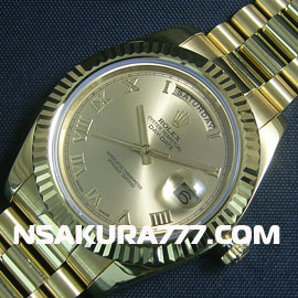 ロレックススーパーコピー デイデイト II Rolex 3156 28800振動