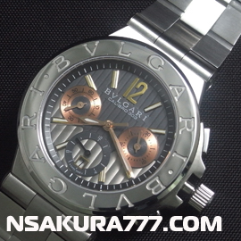 ブルガリ スーパーコピー時計 42mm クロノグラフ Asian 7750搭載