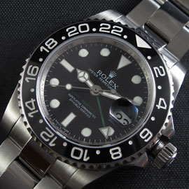 スーパーコピー時ロレックス GMT Master II ， Swiss etaムーブ搭載，ハイエンドモデル