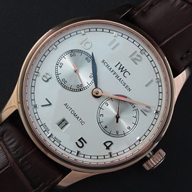 IWC 偽物ポルトギーゼ, Asian ムーブメント搭載 7日パワーリザーブ計フル稼働！