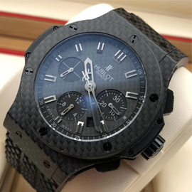 HUBLOT ウブロコピー時計 ビッグバン オールブラック カーボン 301.QX.1724.RX(Noob工場製品)