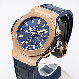 HUBLOT ウブロコピー時計 ビッグバン ゴールド ブルー 301.PX.7180.LR