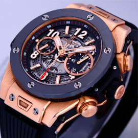 HUBLOT ウブロコピー時計 ビッグバン ウニコ キング ゴールド セラミック 411.OM.1180.RX411.OM.1180.RX (Noob工場)