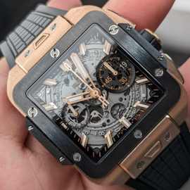 HUBLOT（ウブロ）コピー時計ビッグバン ウニコ サンブルー II チタニウム 418.NX.1107.RX.MXM19