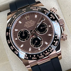 Rolex 116515LN Cosmograph Daytona Oyster Flex Everose Chocolate Dial