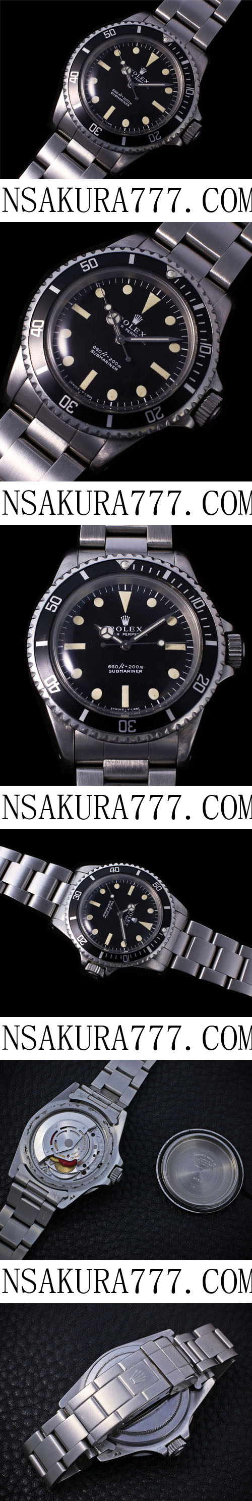 ROLEX ロレックス偽物時計 サブマリーナー Ref.5513, CAL. 1520ムーブメント搭載！(Noob工場製品) - ウインドウを閉じる