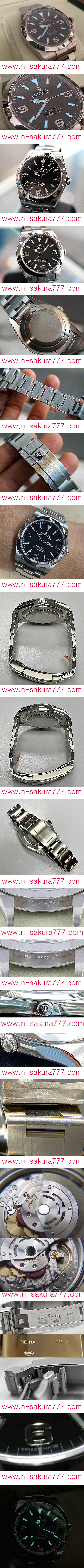 スーパーコピー時計ロレックス エクスプローラ I Ref.214270,Cal.3132 ムーブメント搭載 - ウインドウを閉じる